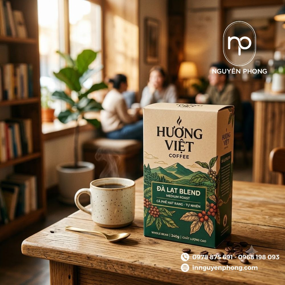 Hôp đựng cà phê với đa dạng kích thước